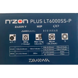 Котушка Daiwa 24 N`Zon Plus 6000SS-P