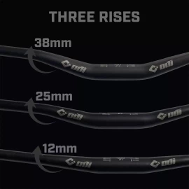 Кермо ODI Flight Control Stealth 800 mm Bars 12 mm Rise