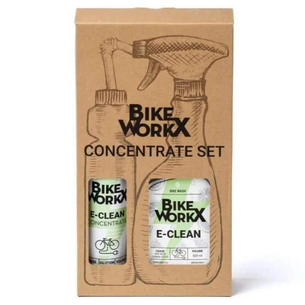 Очищувач BikeWorkX E-Clean Concentrate SET 250 ml + 500 ml