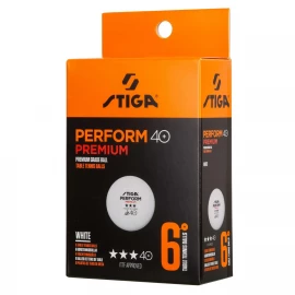 Мячи для настольного тенниса Stiga Perform Premiun ITTF 6 шт