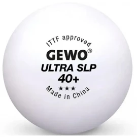 М'ячі для настільного тенісу Gewo Ultra SLP 40+ ITTF 6 шт