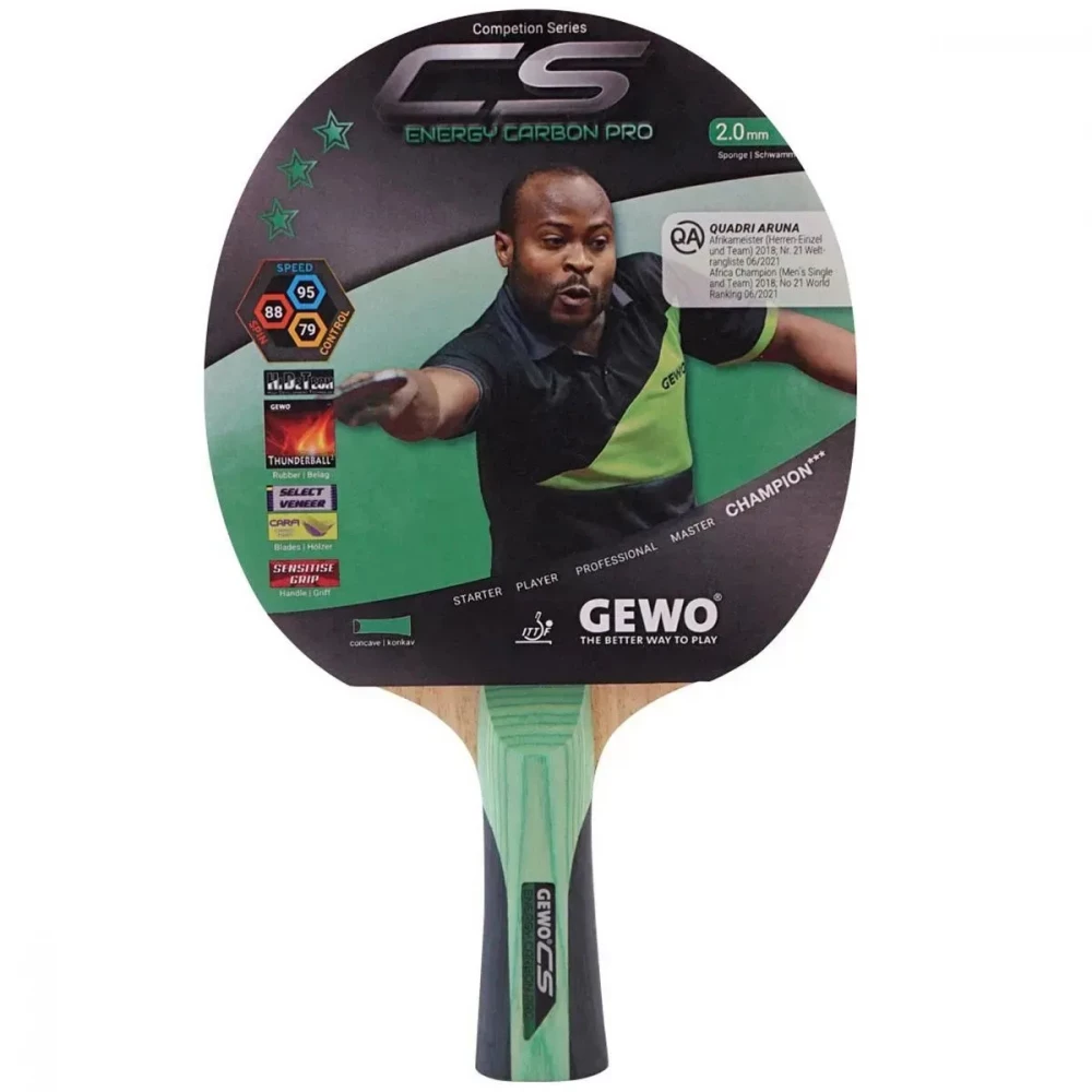 Ракетка для настольного тенниса Gewo CS Energy Carbon Pro FL