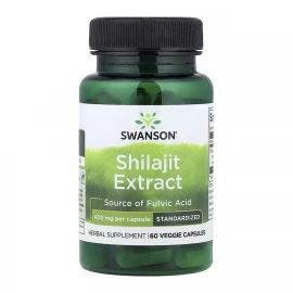 Гімалайське мумійо Swanson Shilajit Extract Standardized 400 mg - 60 vcaps