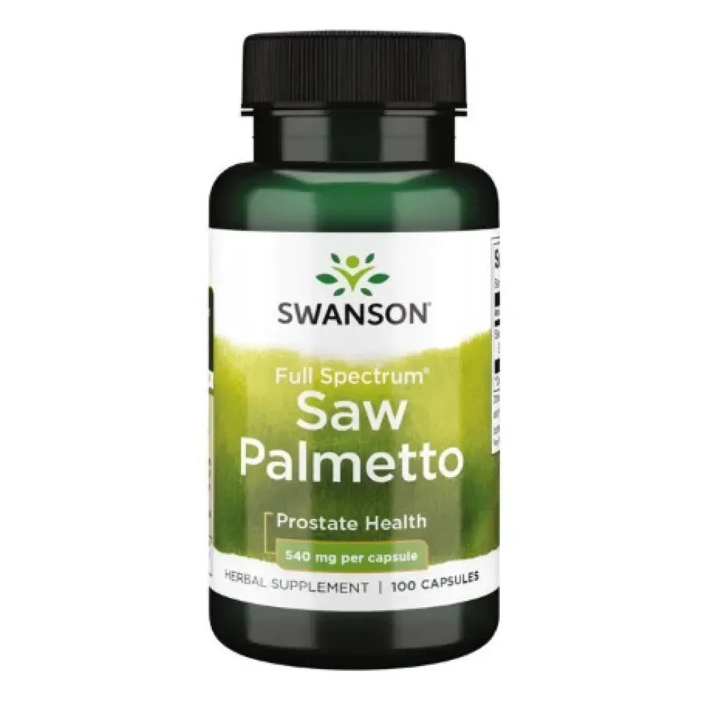 Екстракт сереної Swanson Saw Palmetto 540 mg - 100 caps