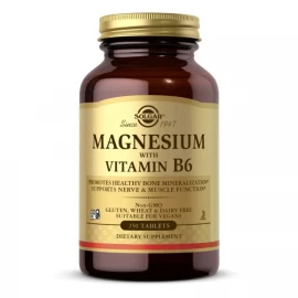 Магний и Витамин B6 Solgar Magnesium with Vitamin B6 - 250 tabs