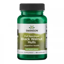 Чорний горіх Swanson Black Walnut Hulls 500 mg - 60 caps