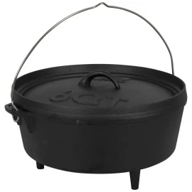 Казан з кришкою Bo-Camp Dutch Oven Cast Iron 31 cm / 5 L