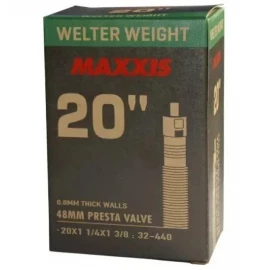 Камера Maxxis Welter Weight 20x1 1/4x1 3/8 Ниппель — Presta 48 mm