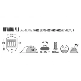 Намет High Peak Nevada 4.1