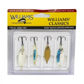 Набір блешень Williams Wabler 4-Pack W20&W30 Kit