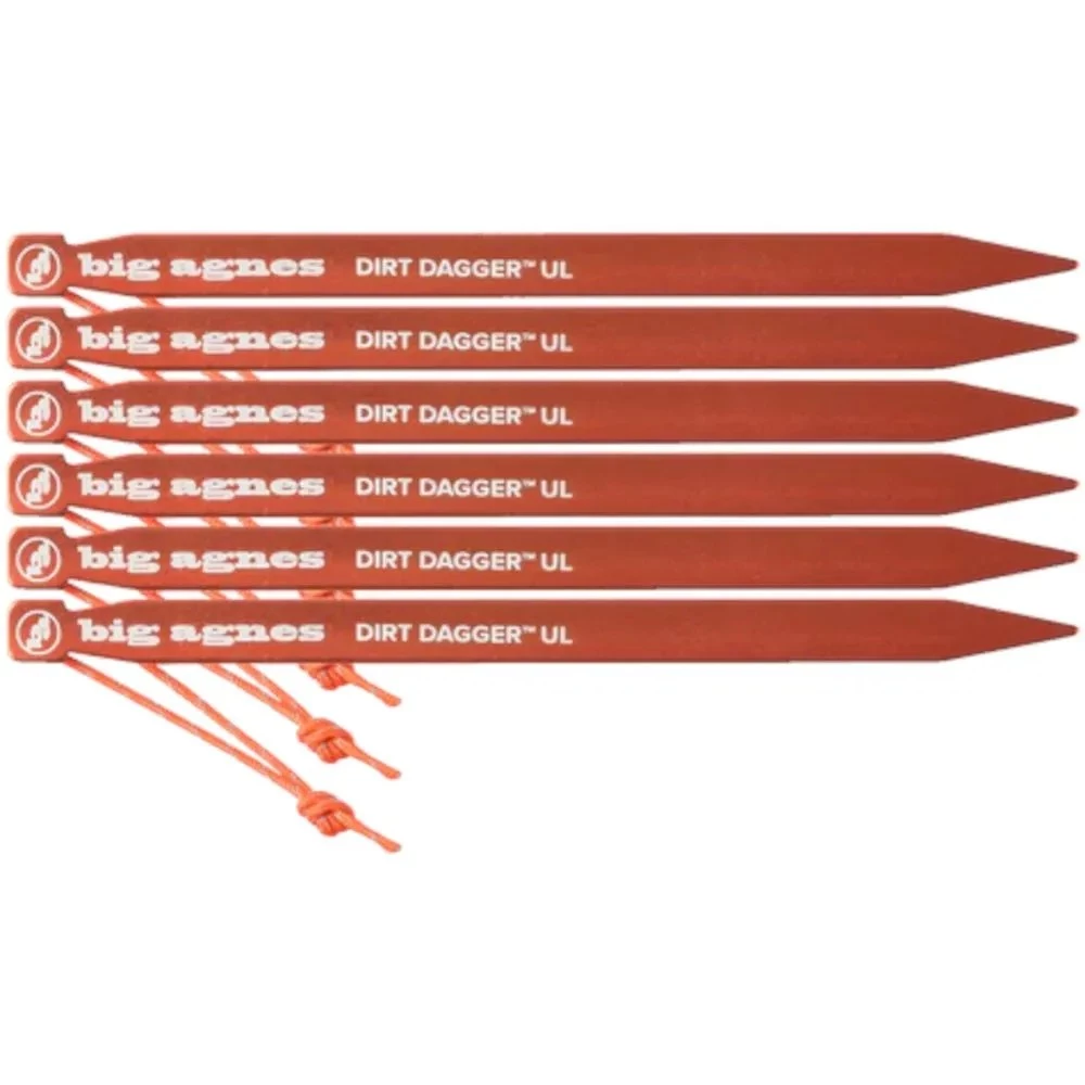 Набор колышек Big Agnes Dirt Dagger UL 6.75” Tent Stakes (6 шт)