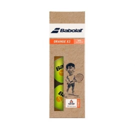 М'ячі для тенісу Babolat Orange paper pack 3 balls
