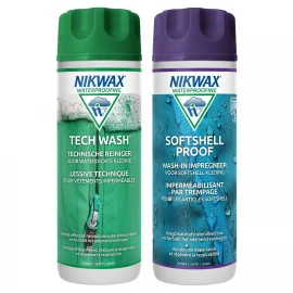 Набір для догляду Nikwax Twin Pack (Twin Softshell / Tech Wash 300 ml)