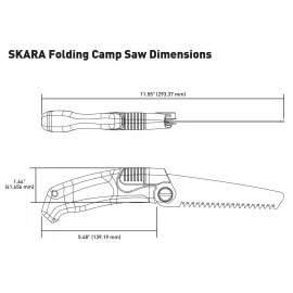 Пила Gear Aid Skara Camp Saw with Sheath