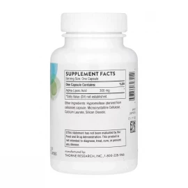Альфа-ліпоєва кислота Thorne Alpha-Lipoic Acid - 60 caps