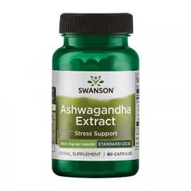 Ашваганда Swanson Ashwagandha Extract Standardized 450 mg - 60 caps