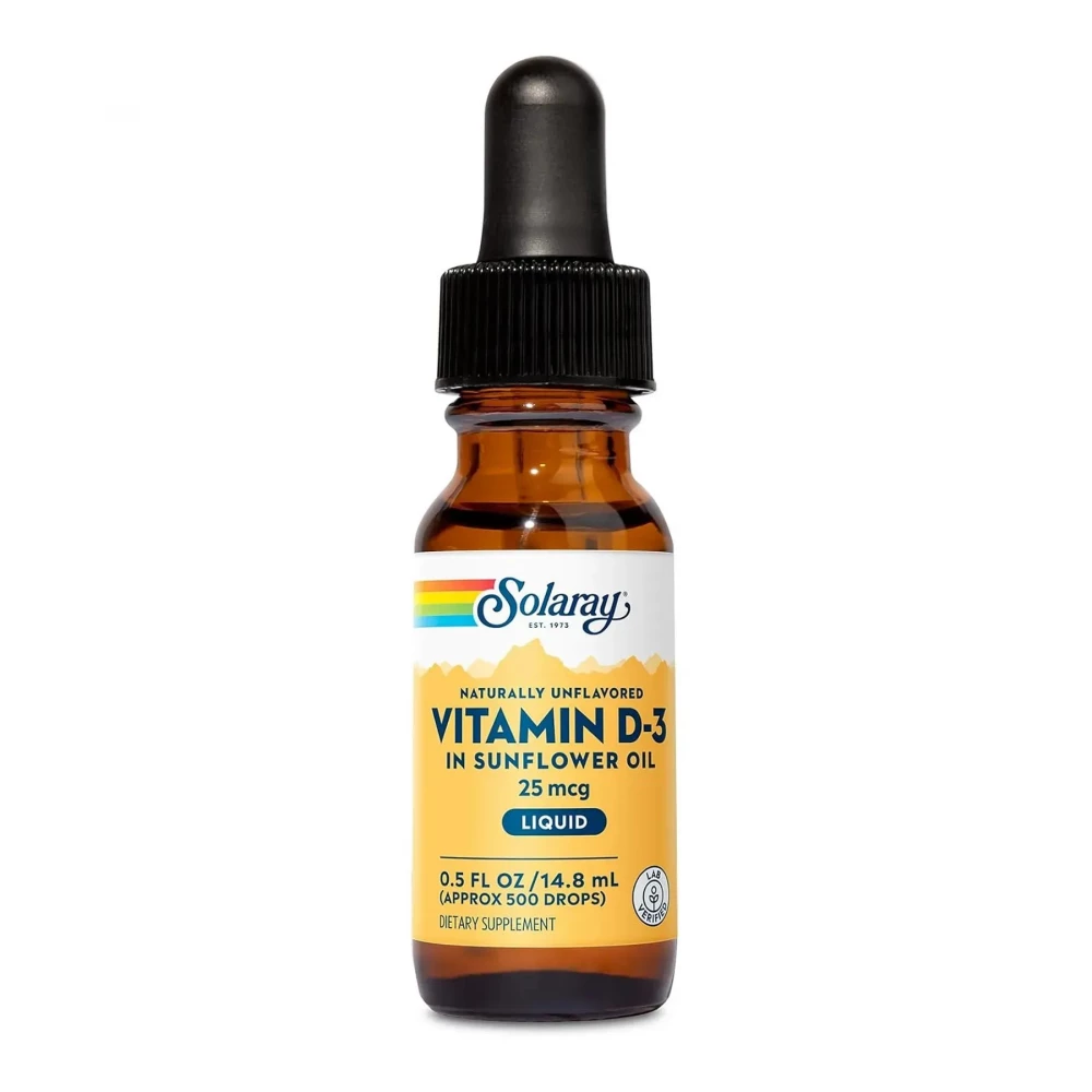 Вітамін D3 Solaray Vitamin D-3 25 mcg - 14.8 ml