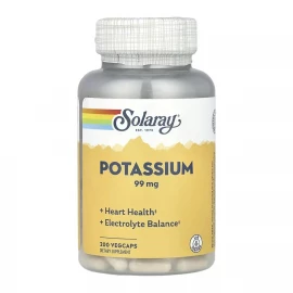 Калій Solaray Potassium 99 mg - 200 vcaps