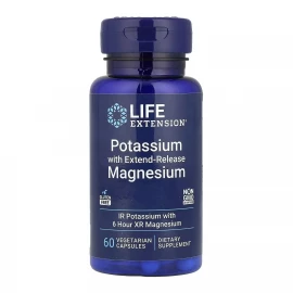 Калій з магнієм Life Extension Potassium with Extend-Release Magnesium - 60 vcaps