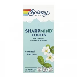Ноотропний комплекс Solaray SharpMind Nootropics Focus - 30 vcaps