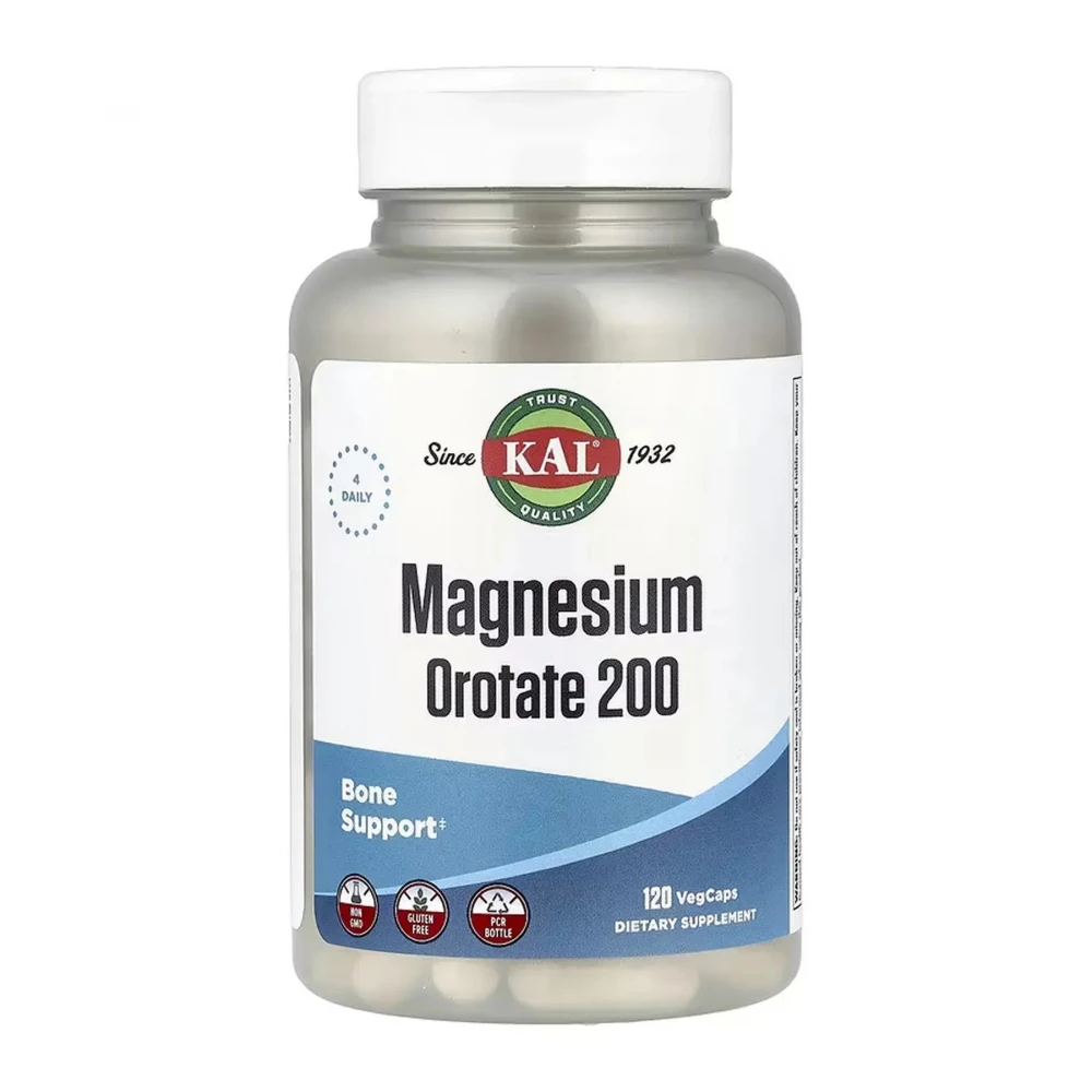 Аспоротат магнію KAL Magnesium Orotate 200 mg — 120 vcaps