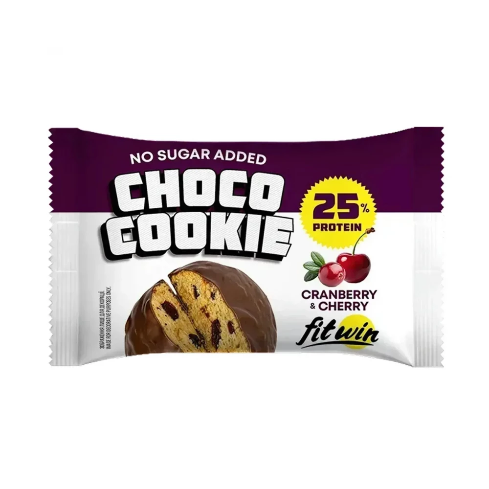 Печиво протеїнове FitWin Choco Cookie 25% - 10x40 g