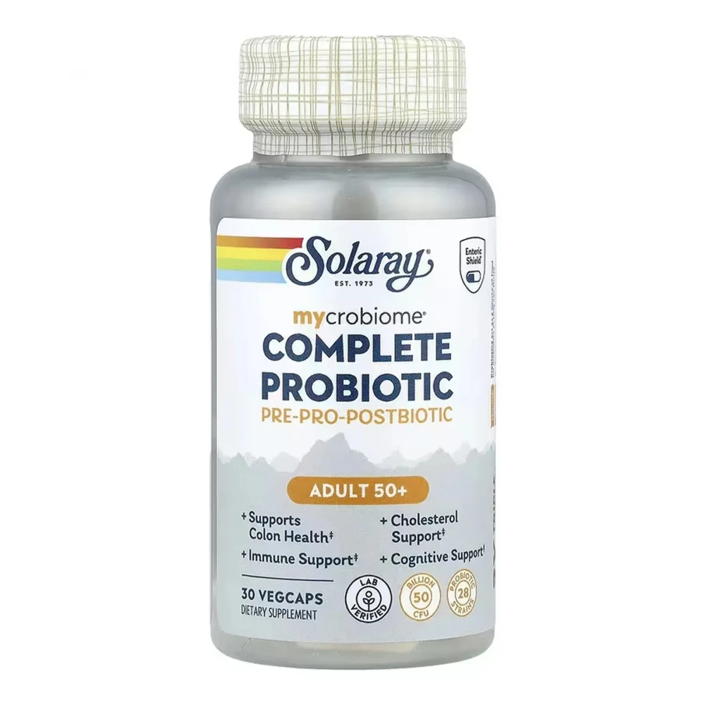 Пробиотик Solaray Complete Probiotic Adult 50+ - 30 vcaps