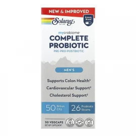 Пробіотик Solaray Complete Probiotic Men's - 30 vcaps
