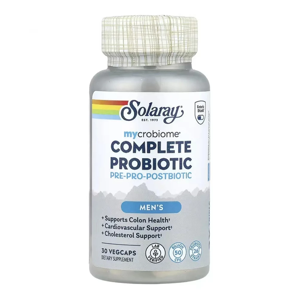 Пробіотик Solaray Complete Probiotic Men's - 30 vcaps
