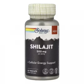 Шилажит Solaray Shilajit 500 mg - 60 vcaps
