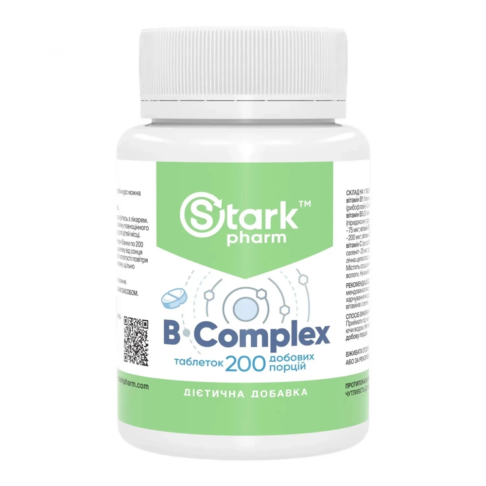 Комплекс вітаміну B Stark Pharm B-Complex - 200 tabs