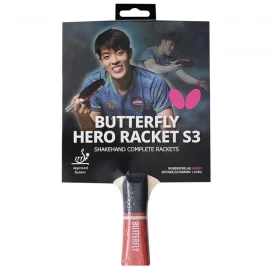 Ракетка для настольного тенниса Butterfly Hero Racket S3 Dang Qiu