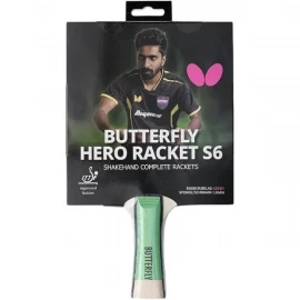 Ракетка для настольного тенниса Butterfly Hero Racket S6 Sathiyan Gnanasekaran