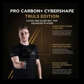Ракетка для настільного тенісу Stiga Pro Carbon Plus Cybershape Truls Edition 5 Star FL