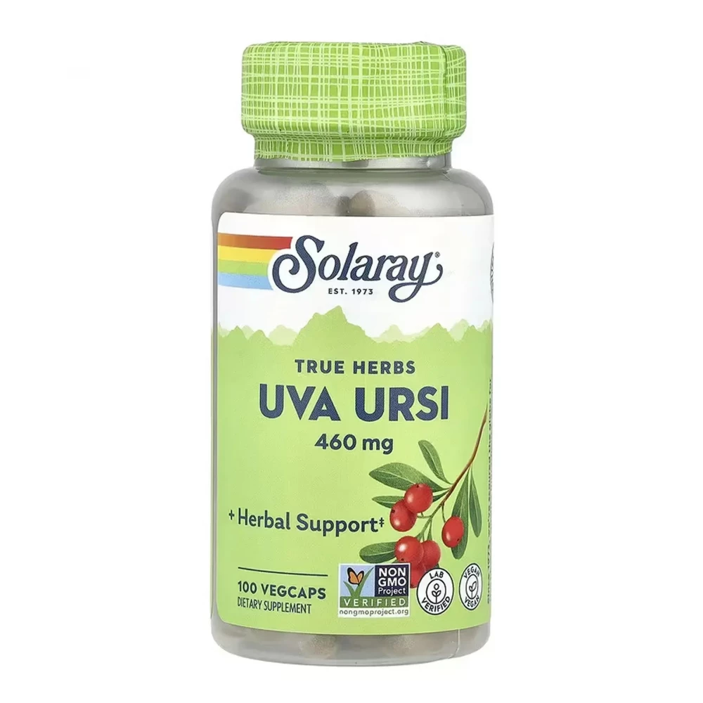 Мучниця Solaray Uva Ursi 460 mg - 100 vcaps