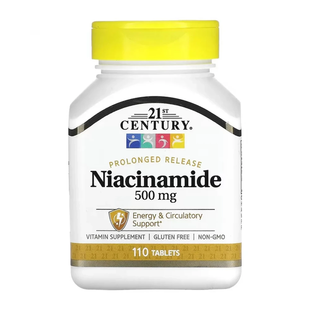 Ниацинамид 21st Century Niacinamide 500 mg - 110 tabs
