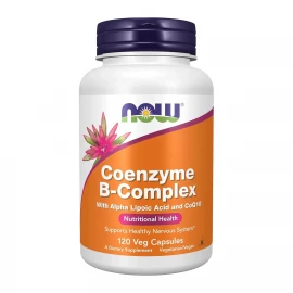 Комплекс вітамінів Now Foods Coenzyme B-Complex With Alpha Lipoic Acid and CoQ10 - 120 vcaps