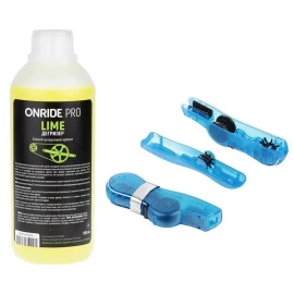 Комплект дегризер Onride Pro Lime 500 мл + Мийка ланцюга