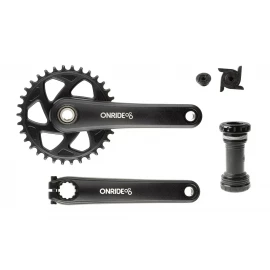 Комплект шатунов Onride Solo Pro 1150, Hollowtech, 170 мм, 34Т, Direct Mount