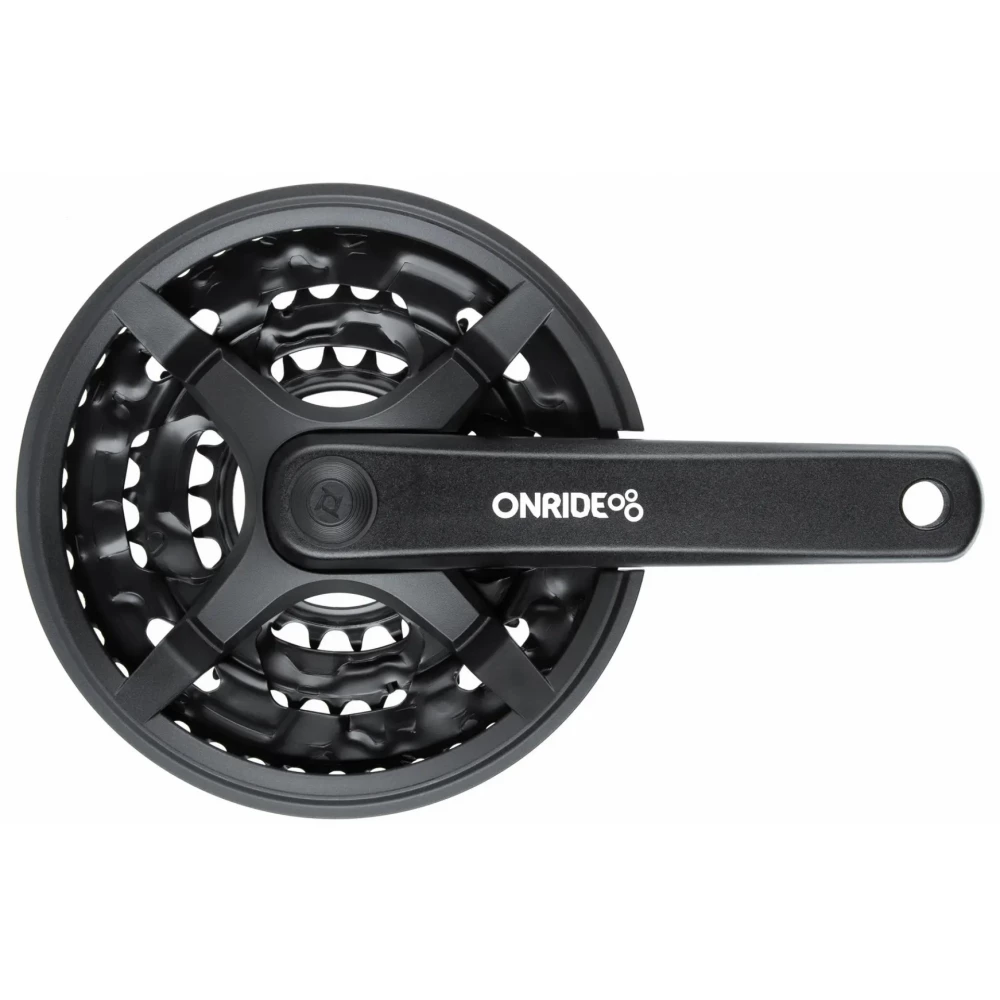 Комплект шатунов Onride Trio 830P, квадрат, 175 мм, 42-32-22Т, 6/7/8 ск (конверт)