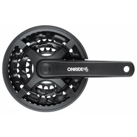 Комплект шатунов Onride Trio 830P, квадрат, 175 мм, 42-32-22Т, 6/7/8 ск (конверт)