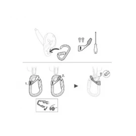 Позиціонуюча планка для карабінів Petzl Captiv 1 шт