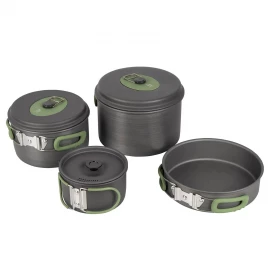 Набір посуду Bo-Camp Explorer 4 Pieces Hard Anodized