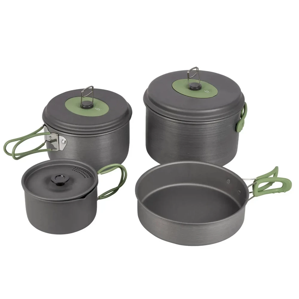 Набір посуду Bo-Camp Explorer 4 Pieces Hard Anodized