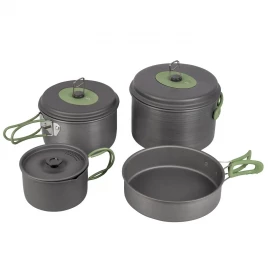 Набір посуду Bo-Camp Explorer 4 Pieces Hard Anodized