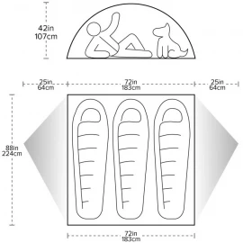 Палатка Big Agnes Sarvis VST 3