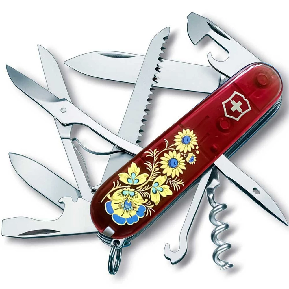Ніж Victorinox Huntsman Ukraіne Квіти