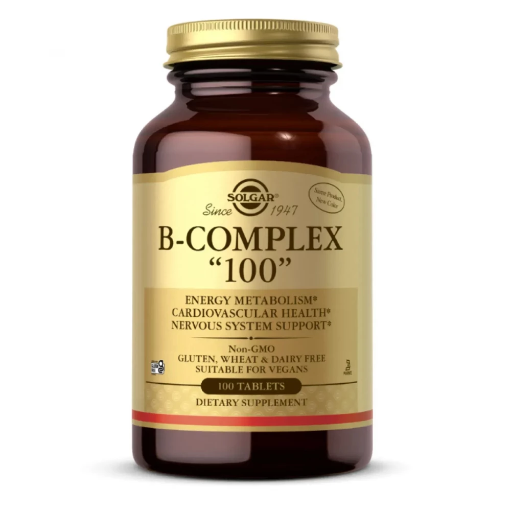 Комплекс вітамінів B Solgar B-Complex 100 — 100 tabs