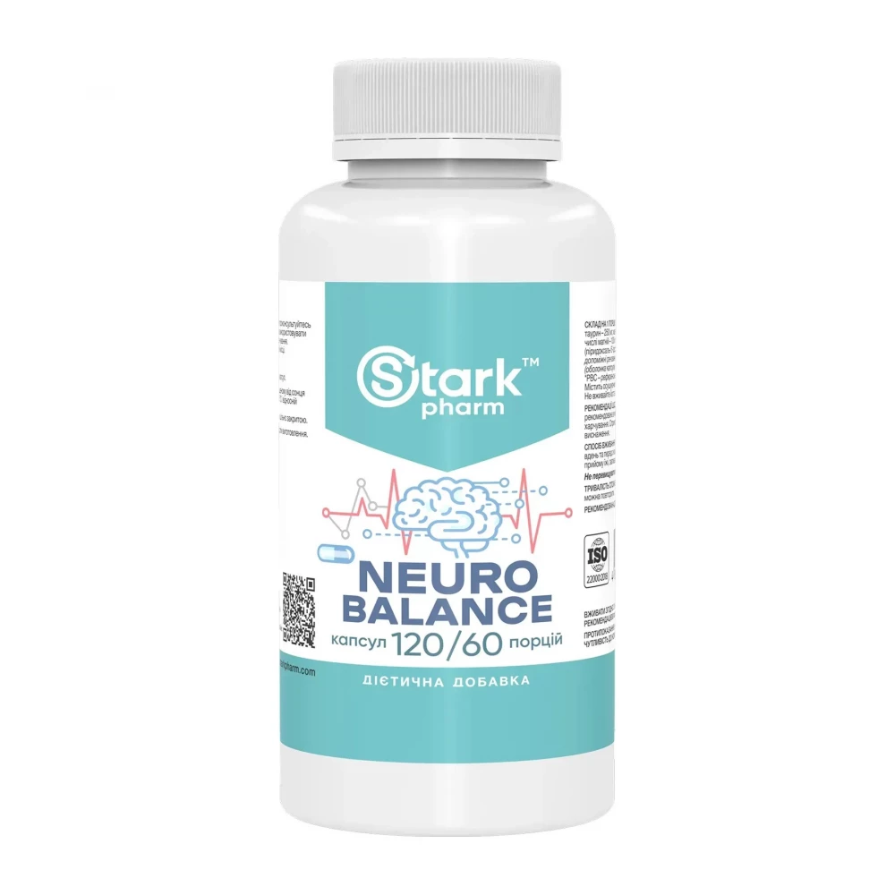 Комплекс для підтримки нервової системи Stark Pharm Neuro Balance - 120 caps