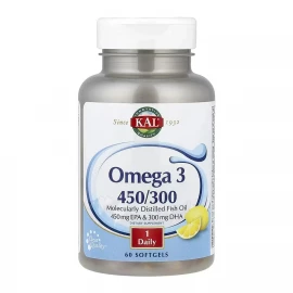 Омега-3 KAL Omega 3 450/300 — 60 softgels